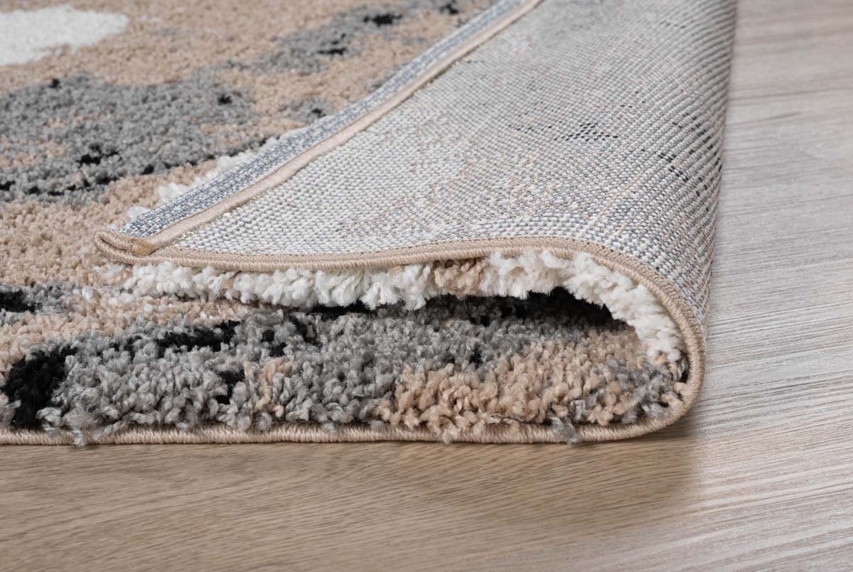 Square marble rug - Marble Artisan beige - close up Square marble rug - Marble Artisan beige - close up