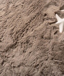 Square thick rug - Comfy plus taupe - close up