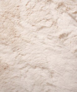 Square thick rug - Comfy plus cream - close up, thumbnail