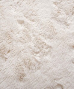 Square thick rug - Comfy plus white - close up, thumbnail