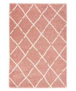 Berber rug - Artisan pink/white - overzicht