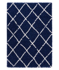 Runner rug thick - Habitat navy blue/white - overzicht