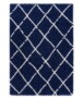 Berber rug - Habitat navy blue/white - overzicht, thumbnail