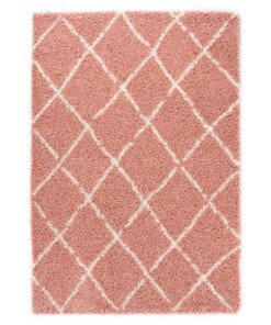 Berber rug - Habitat pink/white - overzicht