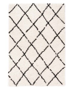 Runner rug thick - Habitat white/black - overzicht