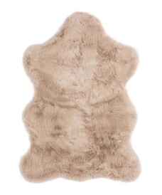 Kids rug sheep - Fluffy taupe - overzicht boven, thumbnail