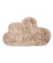 Childrens rug cloud - Fluffy taupe - overzicht boven, thumbnail