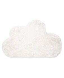 Childrens rug cloud - Fluffy white - overzicht boven, thumbnail