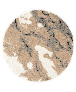 Round marble rug - Marble Artisan beige - overzicht