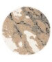 Round marble rug - Marble Artisan beige - overzicht, thumbnail