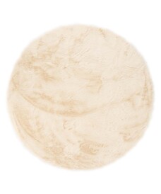 Round thick rug - Comfy plus cream - overzicht, thumbnail