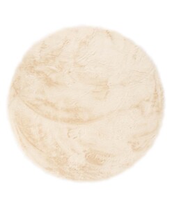 Round thick rug - Comfy plus cream - overzicht