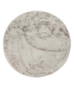 Round thick rug - Comfy plus light grey - overzicht