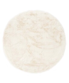 Round thick rug - Comfy plus white - overzicht, thumbnail