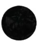 Round thick rug - Comfy plus black - overzicht, thumbnail