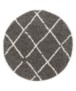 Round berber rug - Habitat grey/white - overzicht, thumbnail