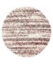 Round berber rug - Artisan Essa grey/red - overzicht, thumbnail