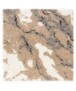 Square marble rug - Marble Artisan beige - overzicht, thumbnail