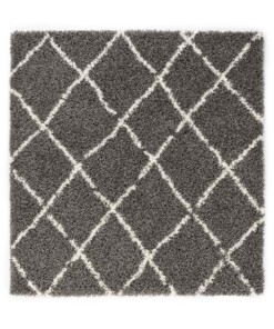 Square berber rug - Habitat grey/white - overzicht