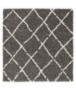 Square berber rug - Habitat grey/white - overzicht, thumbnail