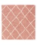 Square berber rug - Habitat pink/white - overzicht, thumbnail