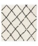Square berber rug - Habitat white/black - overzicht, thumbnail