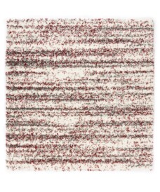 Square berber rug - Artisan Essa grey/red - overzicht, thumbnail