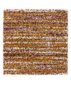 Square berber rug - Artisan Essa multi/ochre yellow - overzicht