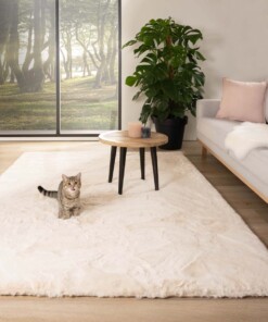 Fluffy rug - Comfy plus cream - sfeer