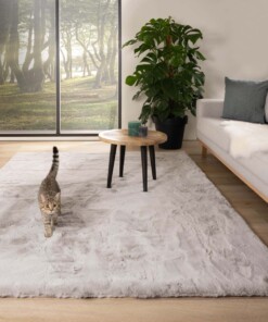 Fluffy rug - Comfy plus light grey - sfeer