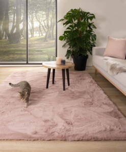 Fluffy rug - Comfy plus pink - sfeer
