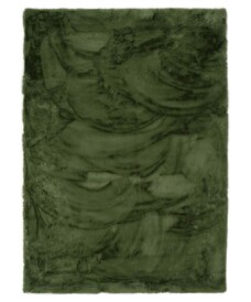 Fluffy rug - Comfy plus olive green - overzicht, thumbnail