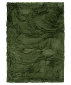 Fluffy rug - Comfy plus olive green - overzicht