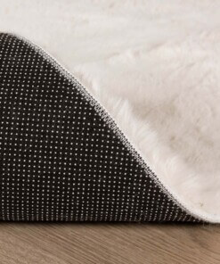 Kids rug sheep - Fluffy white - close up, thumbnail