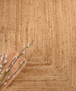 Jute runner - Boho & me natural - close up, thumbnail