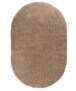 Thick oval rug​ - Cozy Shaggy beige - overzicht, thumbnail
