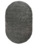 Thick oval rug​ - Cozy Shaggy grey - overzicht, thumbnail