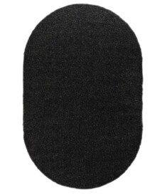 Thick oval rug​ - Shaggy Trend anthracite - overzicht, thumbnail