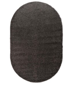 Thick oval rug​ - Shaggy Trend grey - overzicht