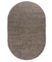 Thick oval rug​ - Shaggy Trend light grey - overzicht, thumbnail