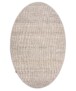 Oval wool rug - Lett light grey - overzicht, thumbnail