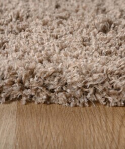 Runner rug thick - Cozy Shaggy beige - close up