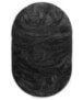 Thick oval rug​ - Comfy plus dark grey - overzicht, thumbnail
