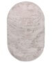 Thick oval rug​ - Comfy plus light grey - overzicht, thumbnail
