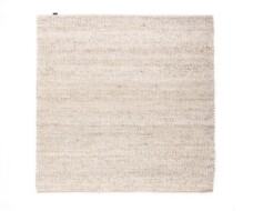 Square wool rug - Lett light grey - overzicht, thumbnail