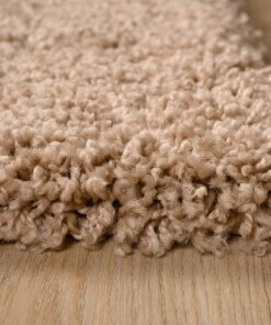 Square thick rug - Shaggy Grand beige - close up, thumbnail Square thick rug - Shaggy Grand beige - close up, thumbnail