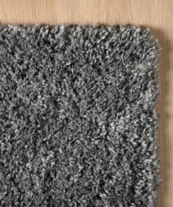 Runner rug thick - Cozy Shaggy grey - close up, thumbnail