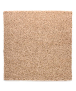 Square thick rug - Shaggy Grand beige - overzicht