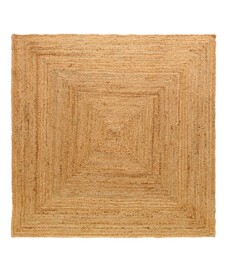 Square jute rug - Aime natural - overzicht, thumbnail