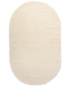 Thick oval rug​ - Shaggy Trend ivory - overzicht